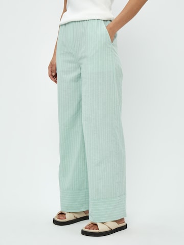 Peppercorn Wide leg Pants 'Monella' in Green: front