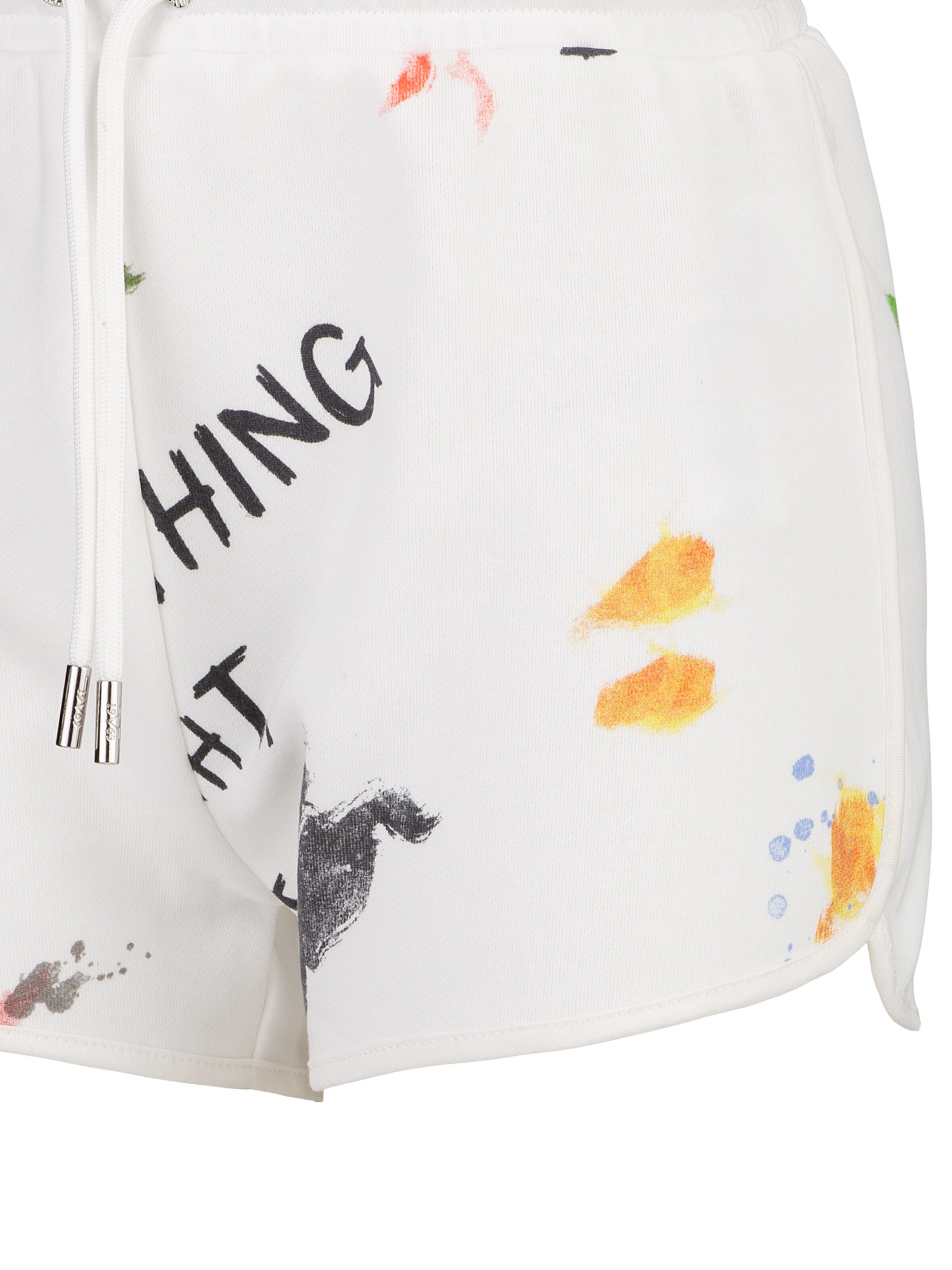 Regular Pantalon 'MADRISSA GRAFFITI' 19V69 ITALIA en blanc