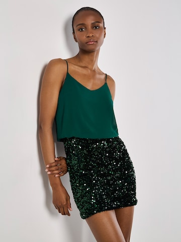 Apricot Jurk ' ' in Groen: voorkant