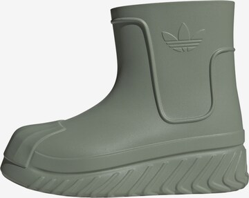 ADIDAS ORIGINALS Rubber Boots 'AdiFOM SST' in Green: front