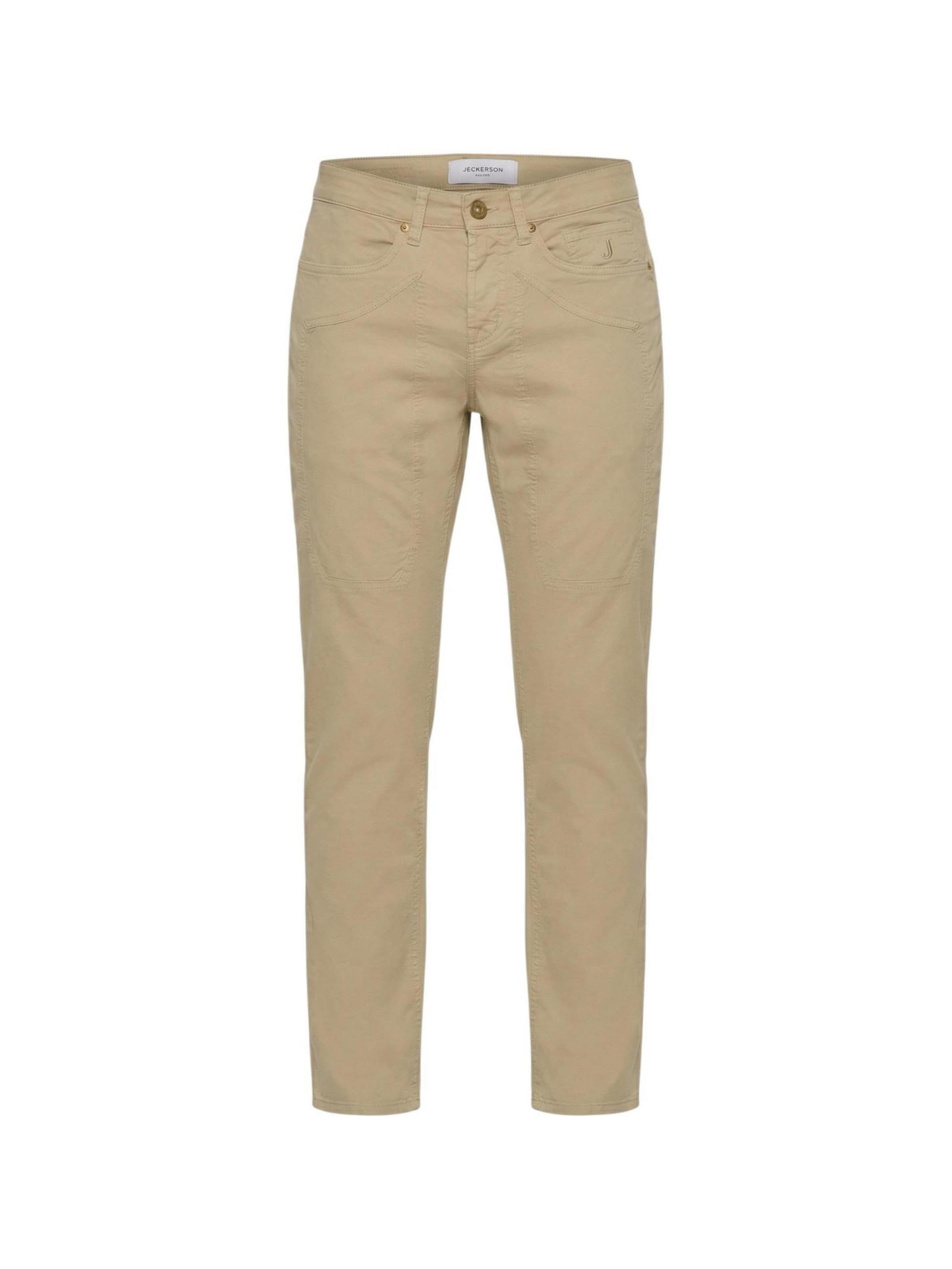Pantaloni 'JOHN 5 TOPPA' di Jeckerson in beige: frontale