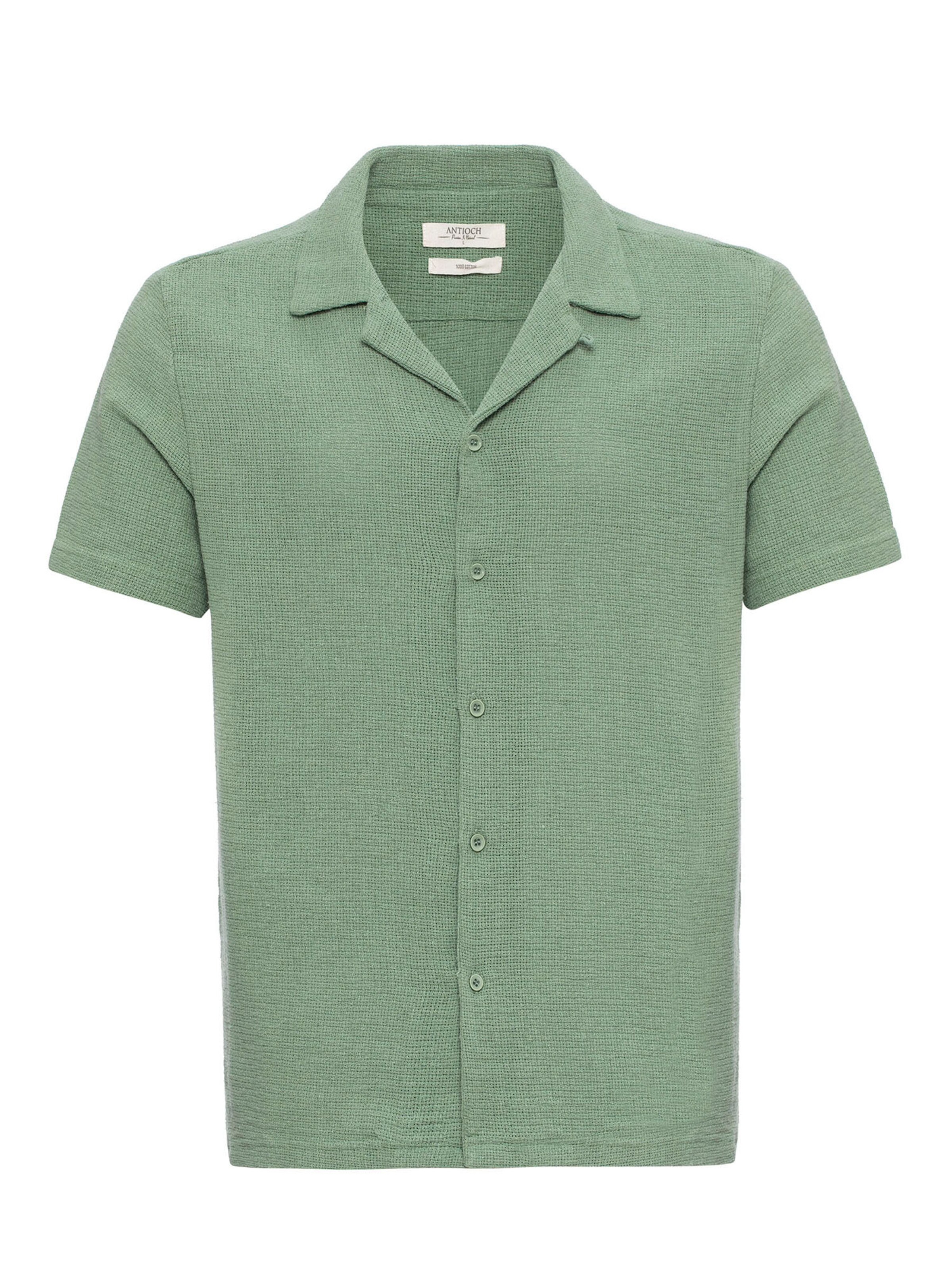 Antioch Средняя посадка Рубашка в Зеленый: спереди