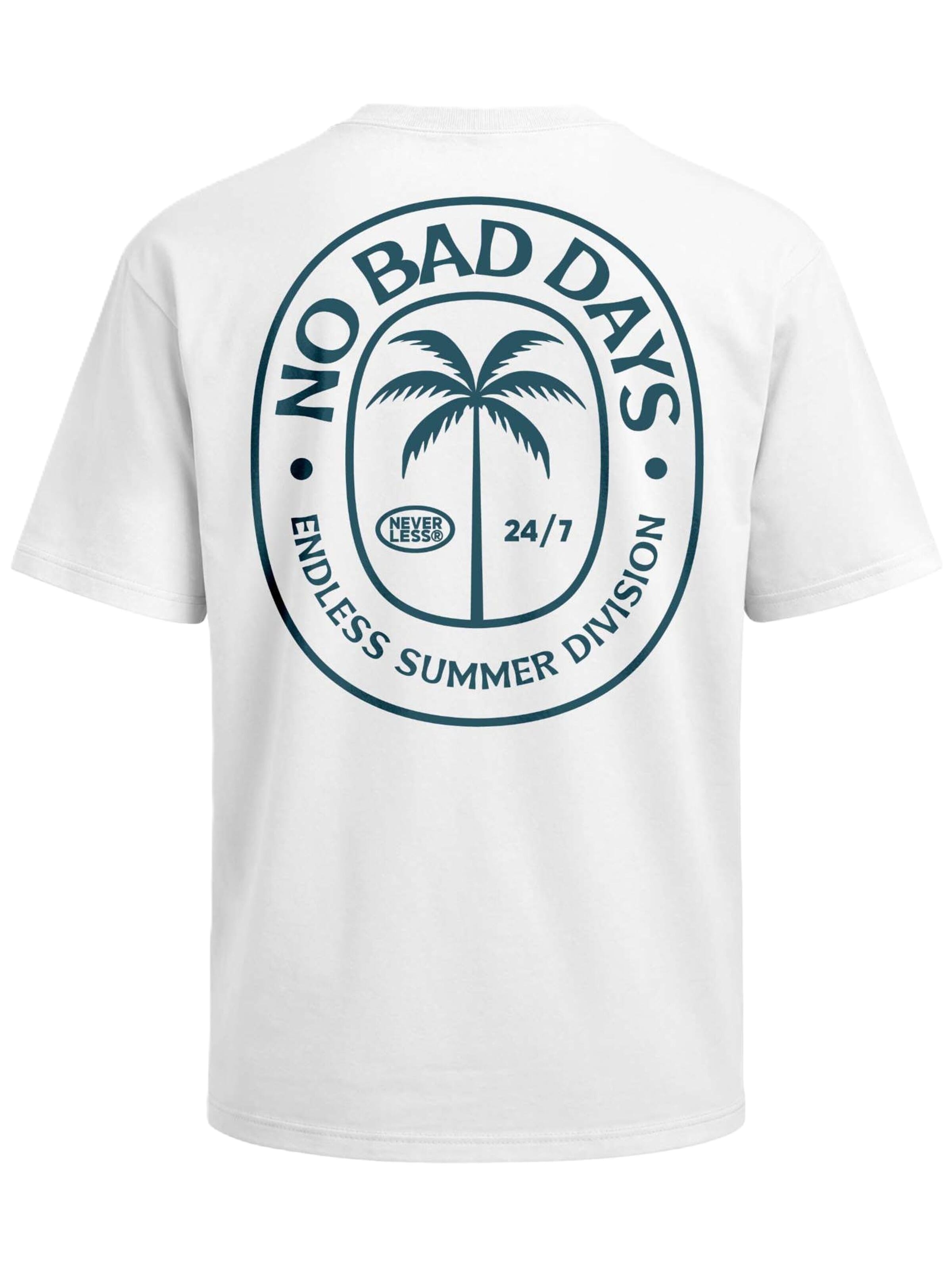 Neverless Shirt 'Summer Division' in White