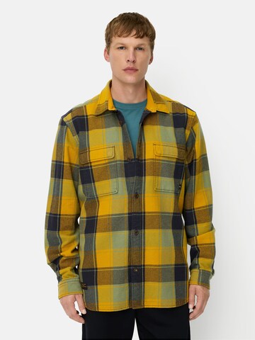 CAMEL ACTIVE Regular fit Button Up Shirt in Yellow: front