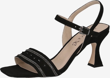 CAPRICE Sandals in Black: front