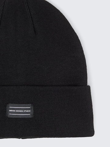 TOM TAILOR DENIM Mütze in Schwarz