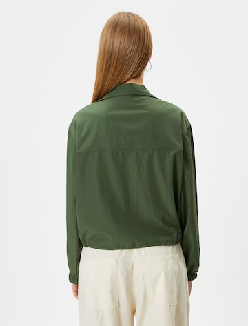 Koton Between-Season Jacket in Green