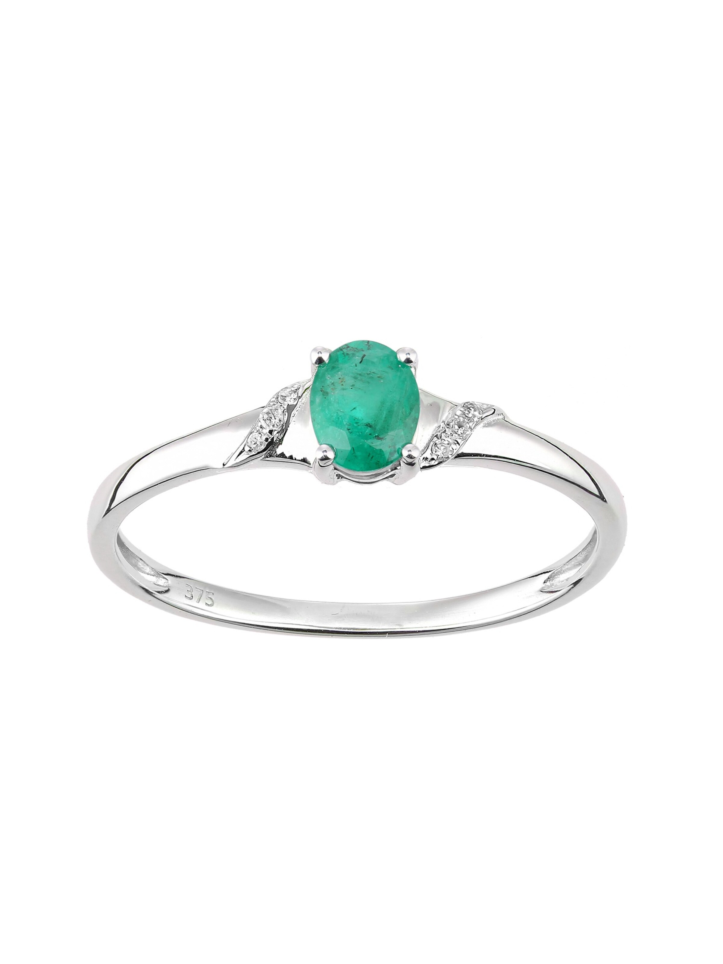 DIAMANT LETERNEL Ring in Silver: front