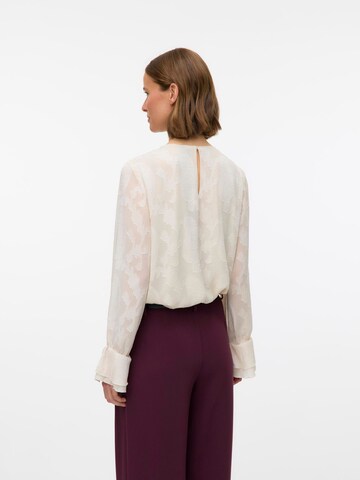 Chemisier 'VMMISHI' VERO MODA en blanc