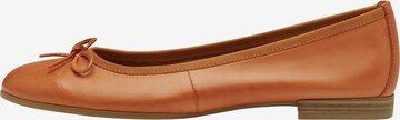 TAMARIS Ballet Flats in Brown