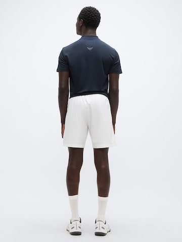 Largi Pantaloni sport de la EA7 Emporio Armani pe alb