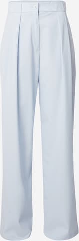 UNITED COLORS OF BENETTON Wide leg Pleat-Front Pants in Blue: front