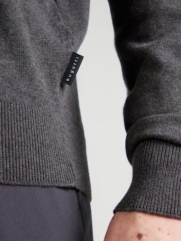 bugatti Πλεκτή ζακέτα σε γκρι