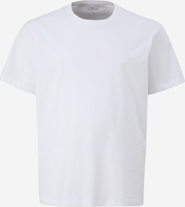 T-Shirt s.Oliver en blanc : devant