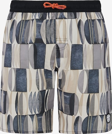 PROTEST Badeshorts 'PRTWarner JR' in Braun: Vorderseite