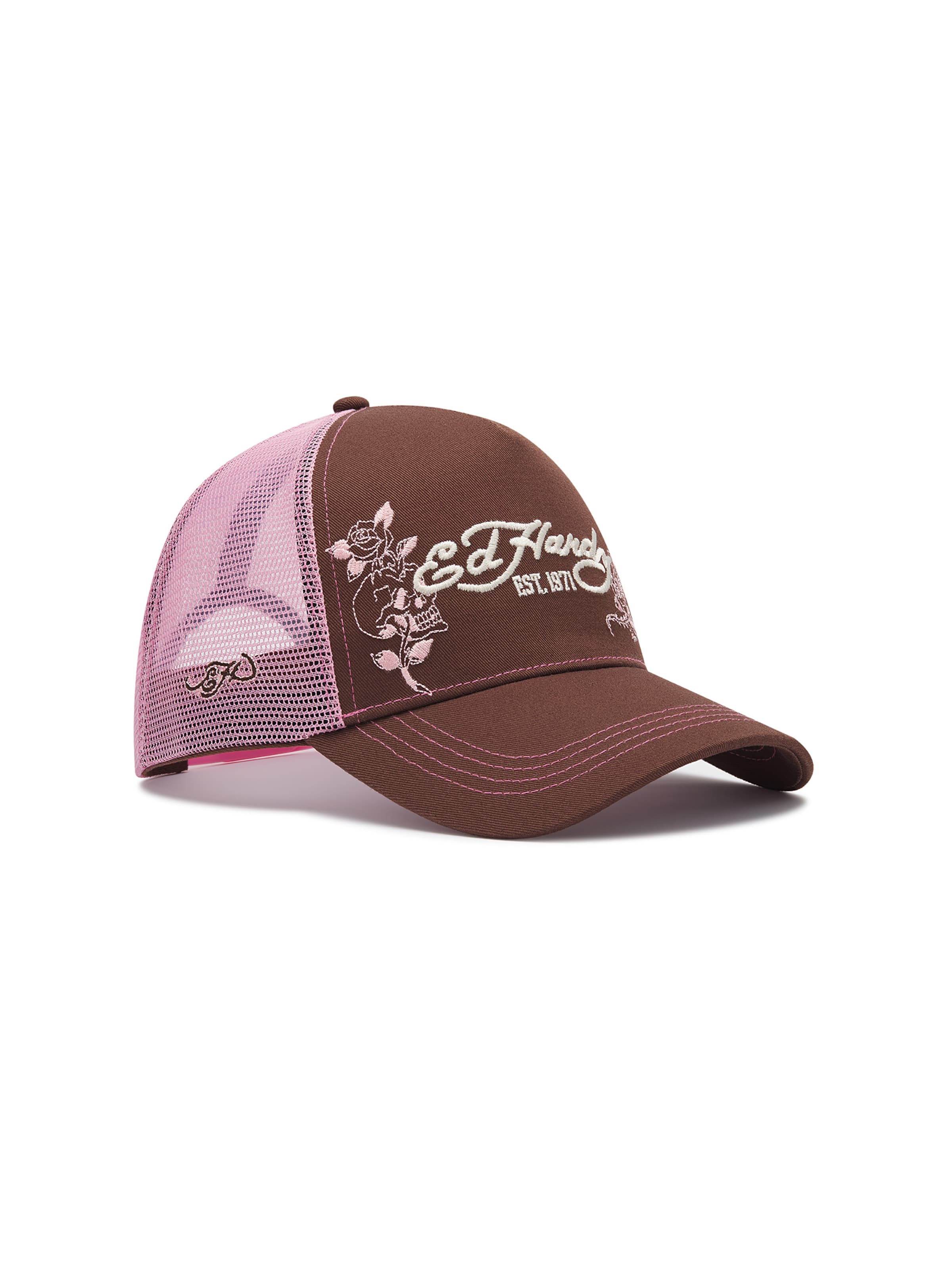 Cappello da baseball di Ed Hardy in marrone