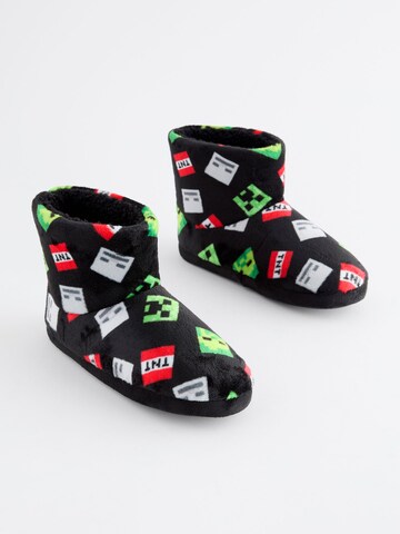 Next - Zapatillas de casa en negro
