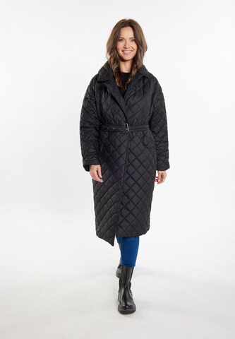 Manteau d’hiver Usha en noir : devant