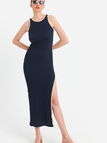 Cool & Sexy Kleid in Blau: Vorderseite