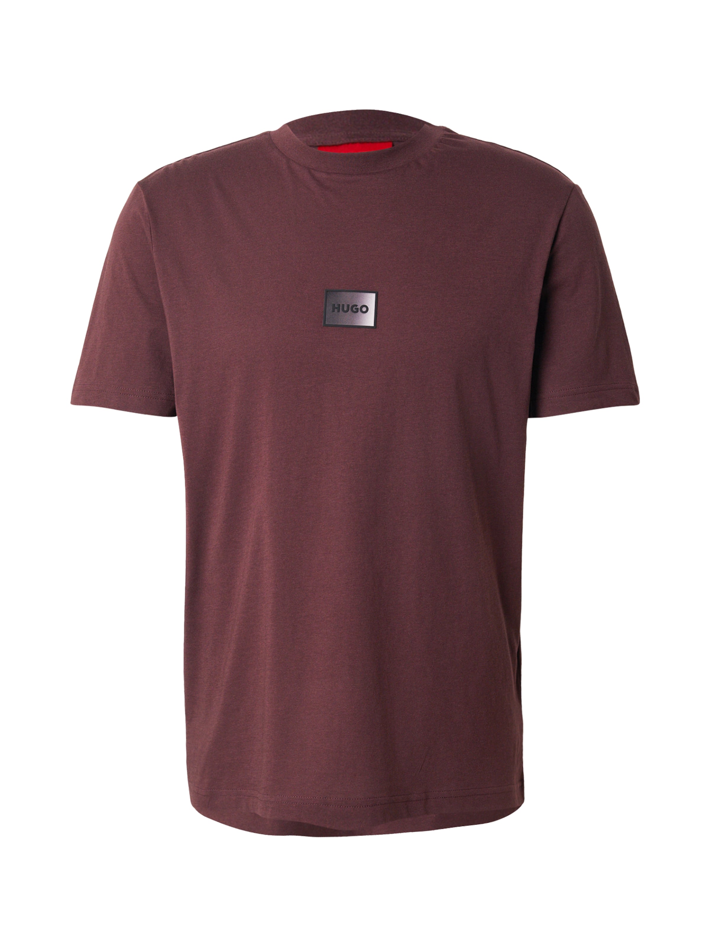 HUGO Футболка 'Danotie' в Коричневый: спереди