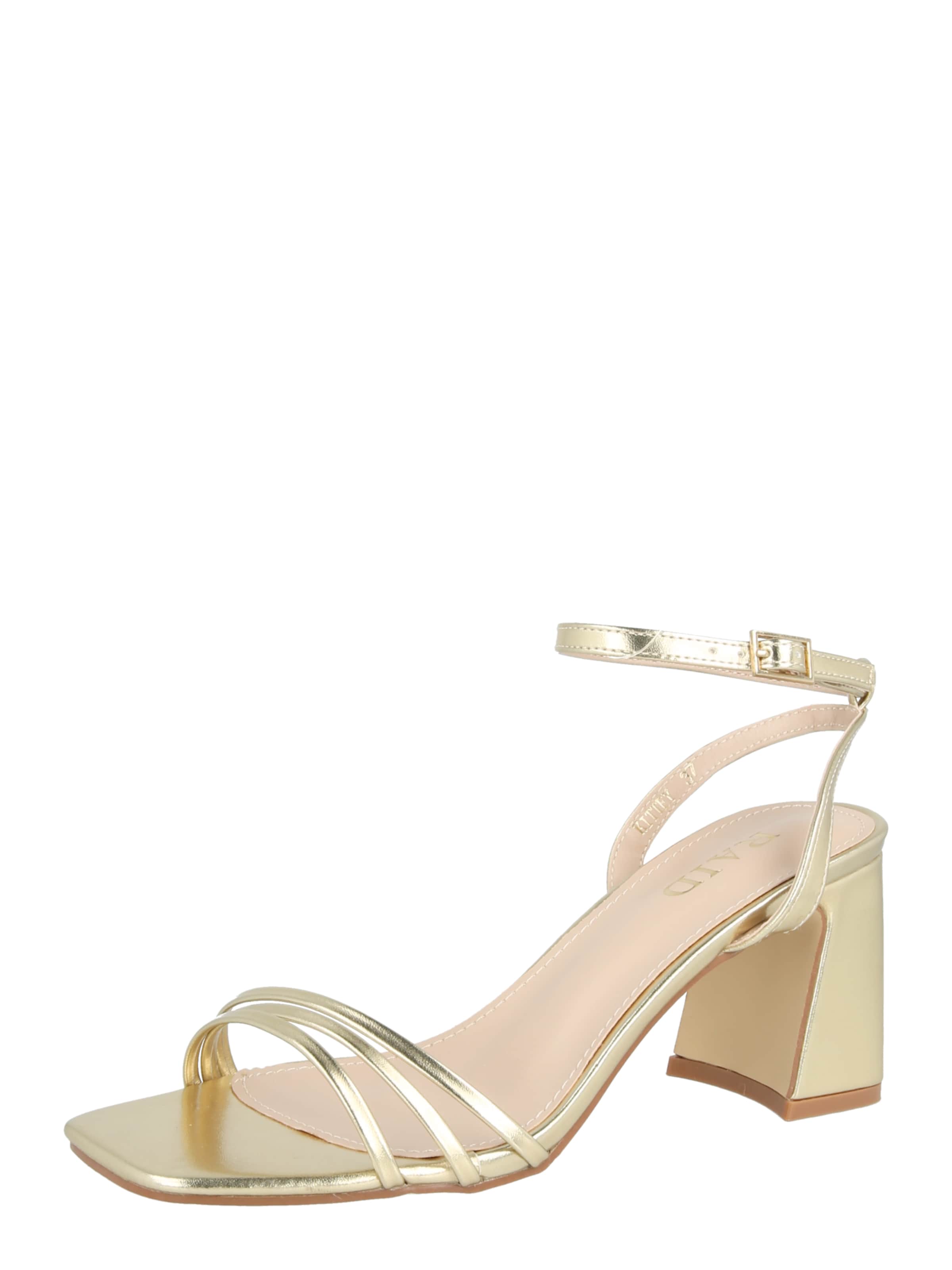 Raid Strap Sandals 'KITTEY' in Gold: front