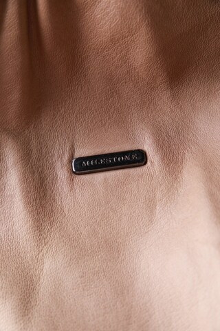 MILESTONE Lederjacke S in Beige