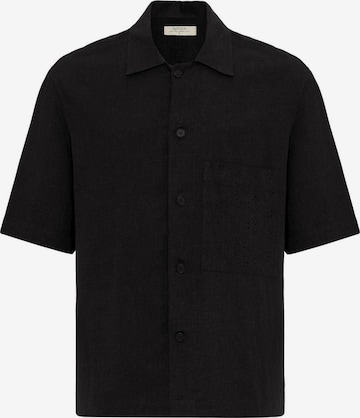 juoda Antioch Patogus modelis Marškiniai: priekis