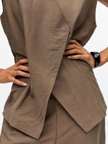 Gilet 'OBJYui' di OBJECT in marrone