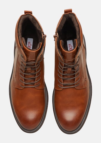 Bottines à lacets s.Oliver en marron