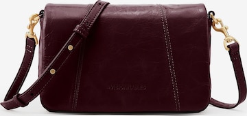 Borsa a tracolla 'Mila' di Les Visionnaires in rosso: frontale