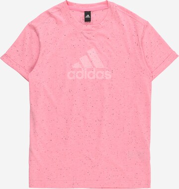 T-Shirt fonctionnel 'Future Icons Winners' ADIDAS PERFORMANCE en rose : devant