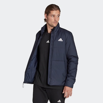 ADIDAS SPORTSWEAR Outdoor jacket 'Bsc 3-Stripes Insulated' in Blue: front