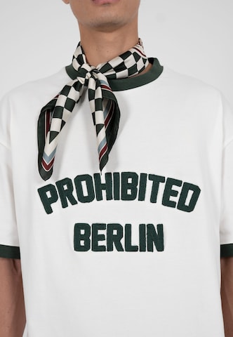 Maglietta di Prohibited in bianco