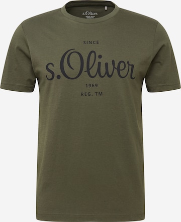 s.Oliver T-Shirt in Grün: predná strana