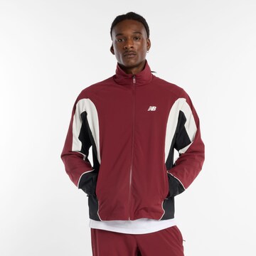 new balance Trainingsjack 'In Game' in Rood: voorkant