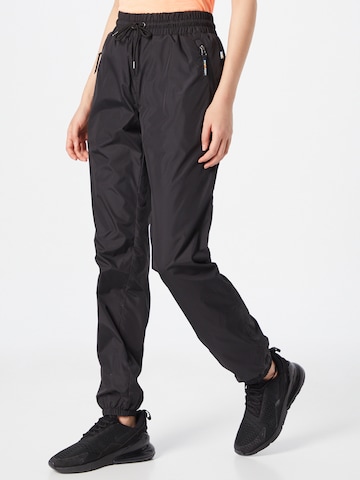 Rukka - Tapered Pantalón deportivo en negro: frente