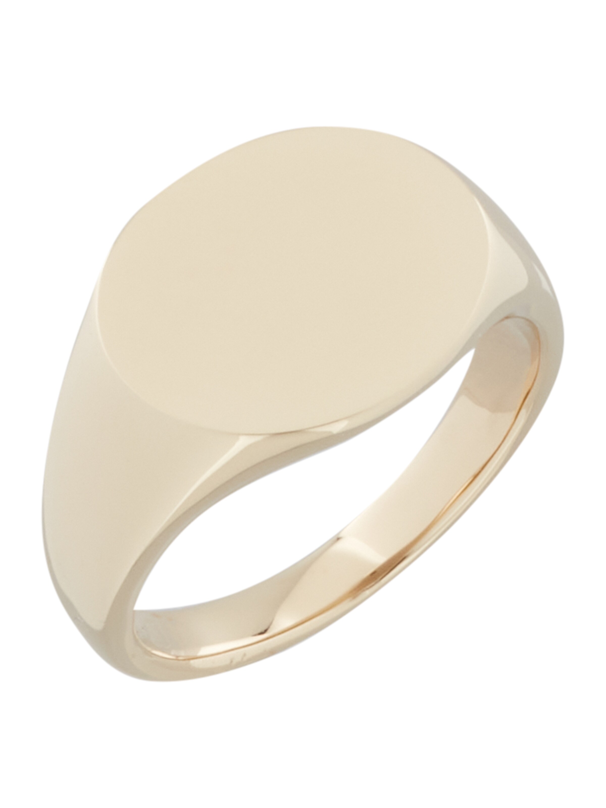 FOSSIL Ring in Gold: Vorderseite