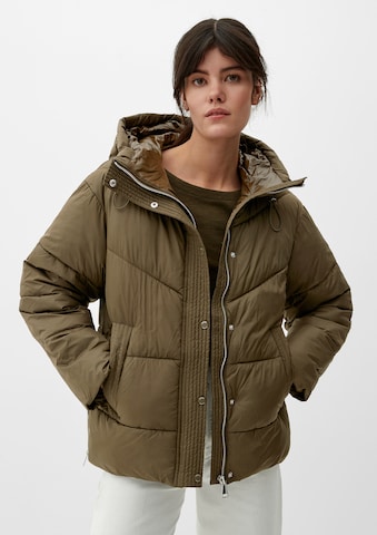 s.Oliver Winter Jacket in Green: front