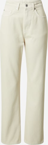 WEEKDAY Jeans 'Rowe Extra High Straight' in Beige: front