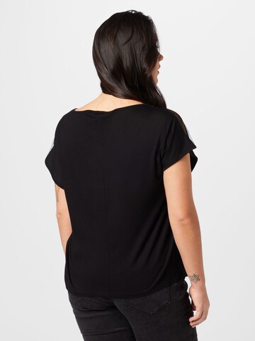 ABOUT YOU Curvy Majica 'Bettina' | črna barva