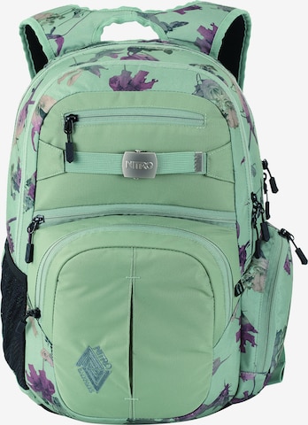 NitroBags Backpack 'Hero' in Green: front