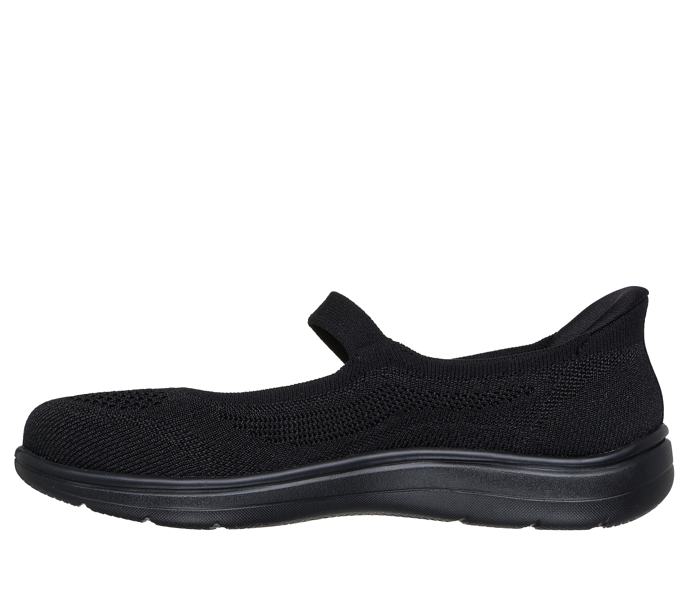 SKECHERS Ballerina in Schwarz: Vorderseite