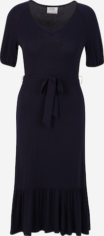 Robe Wallis Petite en bleu : devant