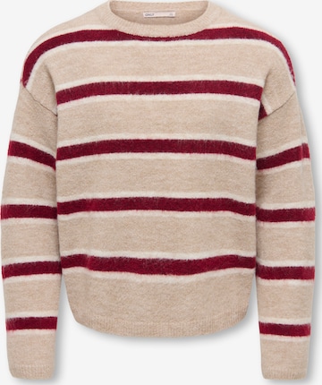 ONLY GIRLS Neulepaita 'KOGTALIO' värissä beige: etupuoli