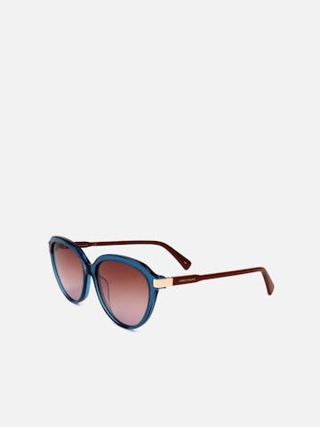 Longchamp Sonnenbrille 'Longchamp LO640S Blue/brown pliage 56/16/140 Women Sunglasses'‌‌‌‌ in Blau