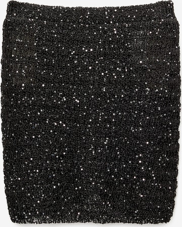 Fustă de la Pull&Bear pe negru: față