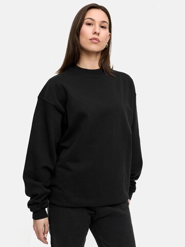Daily Cotton Sweatshirt 'DCSORIA' in Black: front