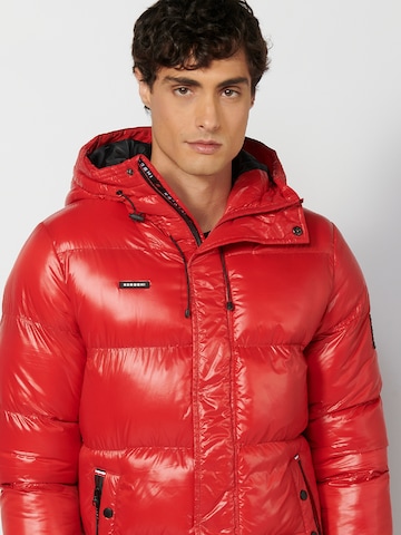 KOROSHI Between-Season Jacket in Red