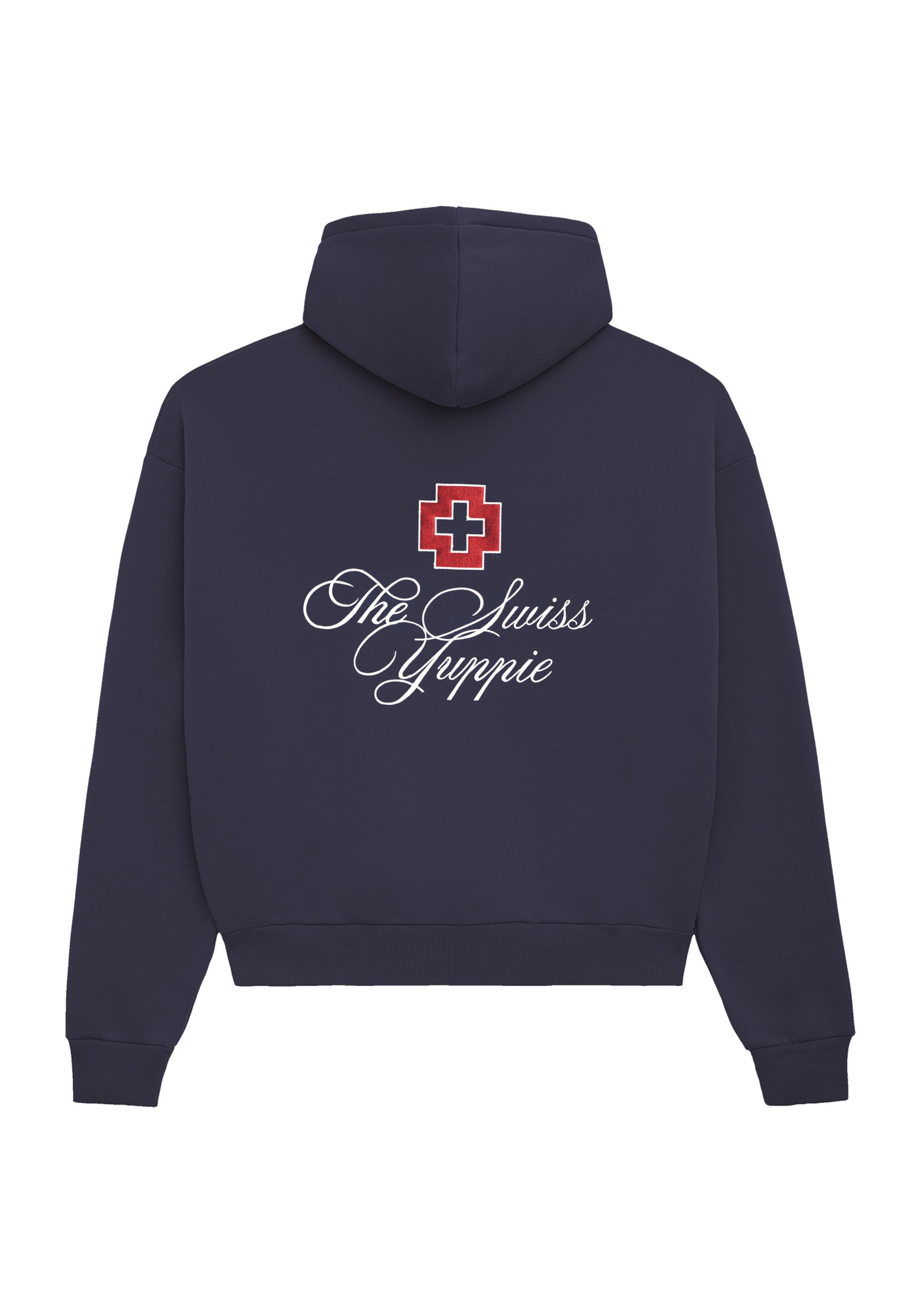 Prohibited Mikina 'The Swiss Yuppie' – šedá