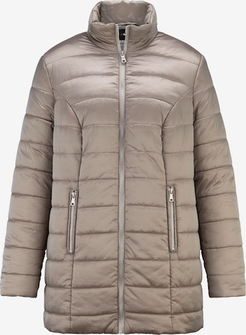 MIAMODA Between-Season Jacket in Beige: front